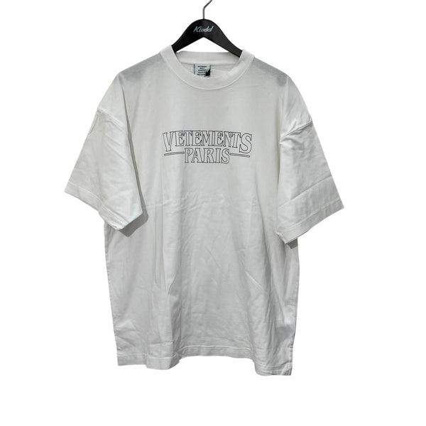 VETEMENTS(ヴェトモン) 半袖Tシャツ ホワイト サイズ XS｜【公式