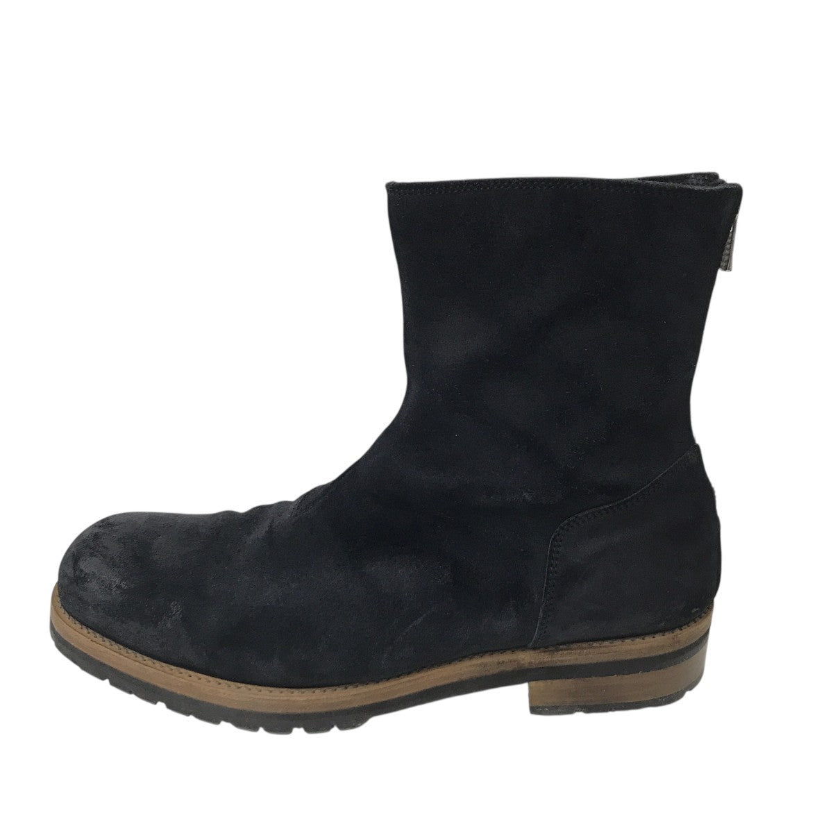 nil admirari/バックジップドレープブーツ/size41/黒 nil admirari/バックジップドレープブーツ/size41/黒