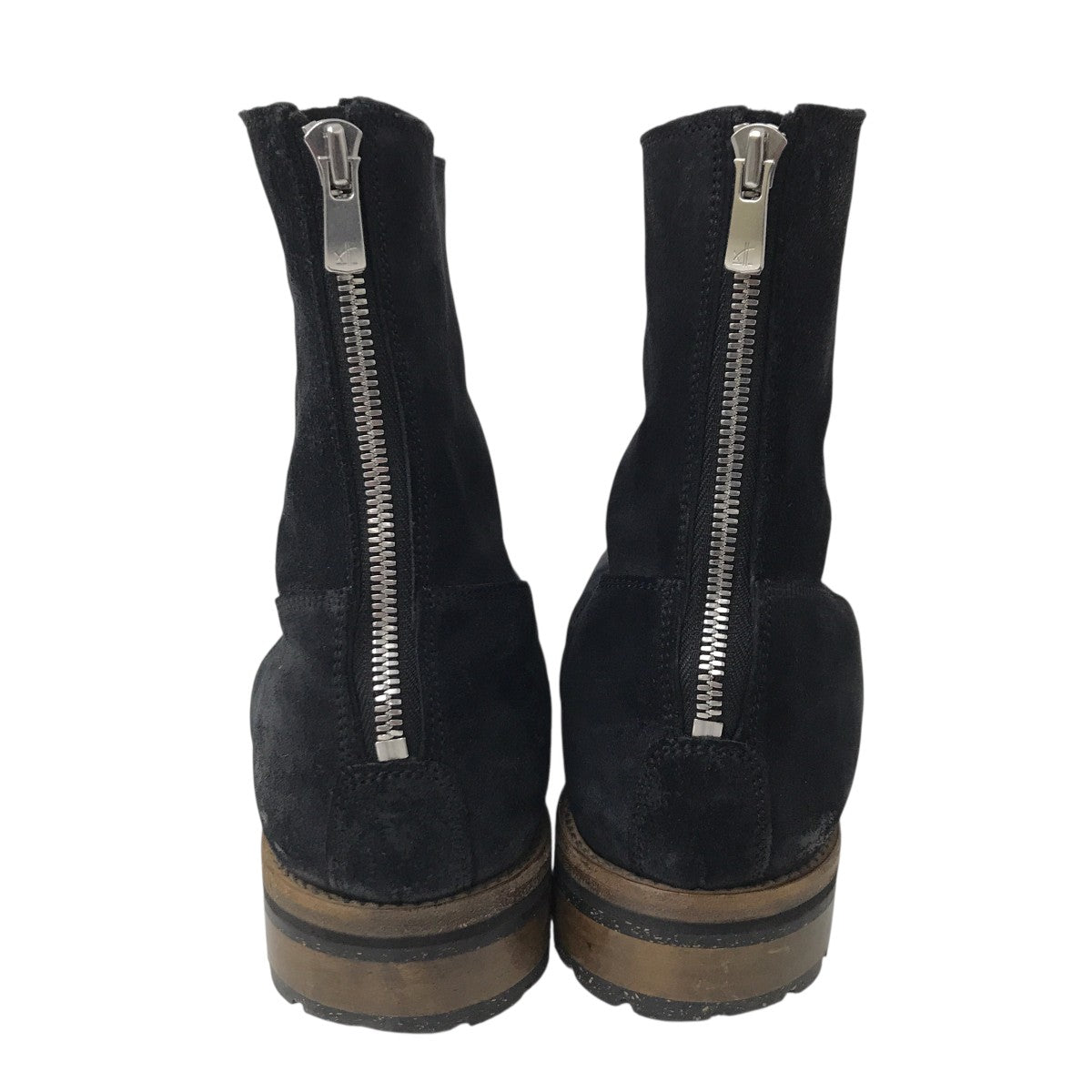 nil admirari/バックジップドレープブーツ/size41/黒 nil admirari/バックジップドレープブーツ/size41/黒