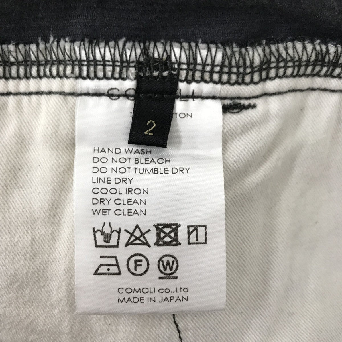 COMOLI コーデュロイパンツ 古着・中古-5枚目のアイテム画像