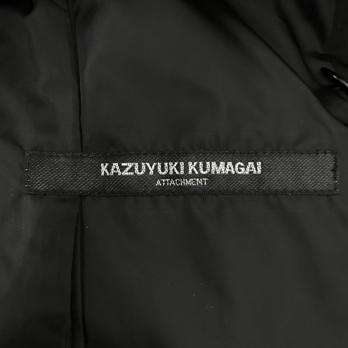 スイスコットンナイロンタイプライター フーデッドダウンジャケットKB42-060