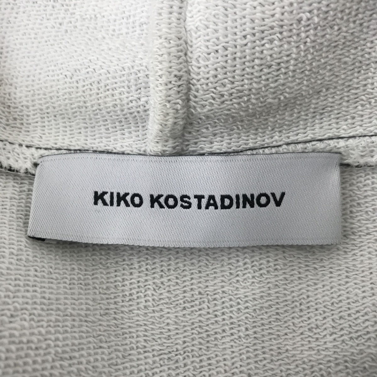 Kiko Kostadinov RYAN TRECARTIN HOODIEパーカー チャコールグレー