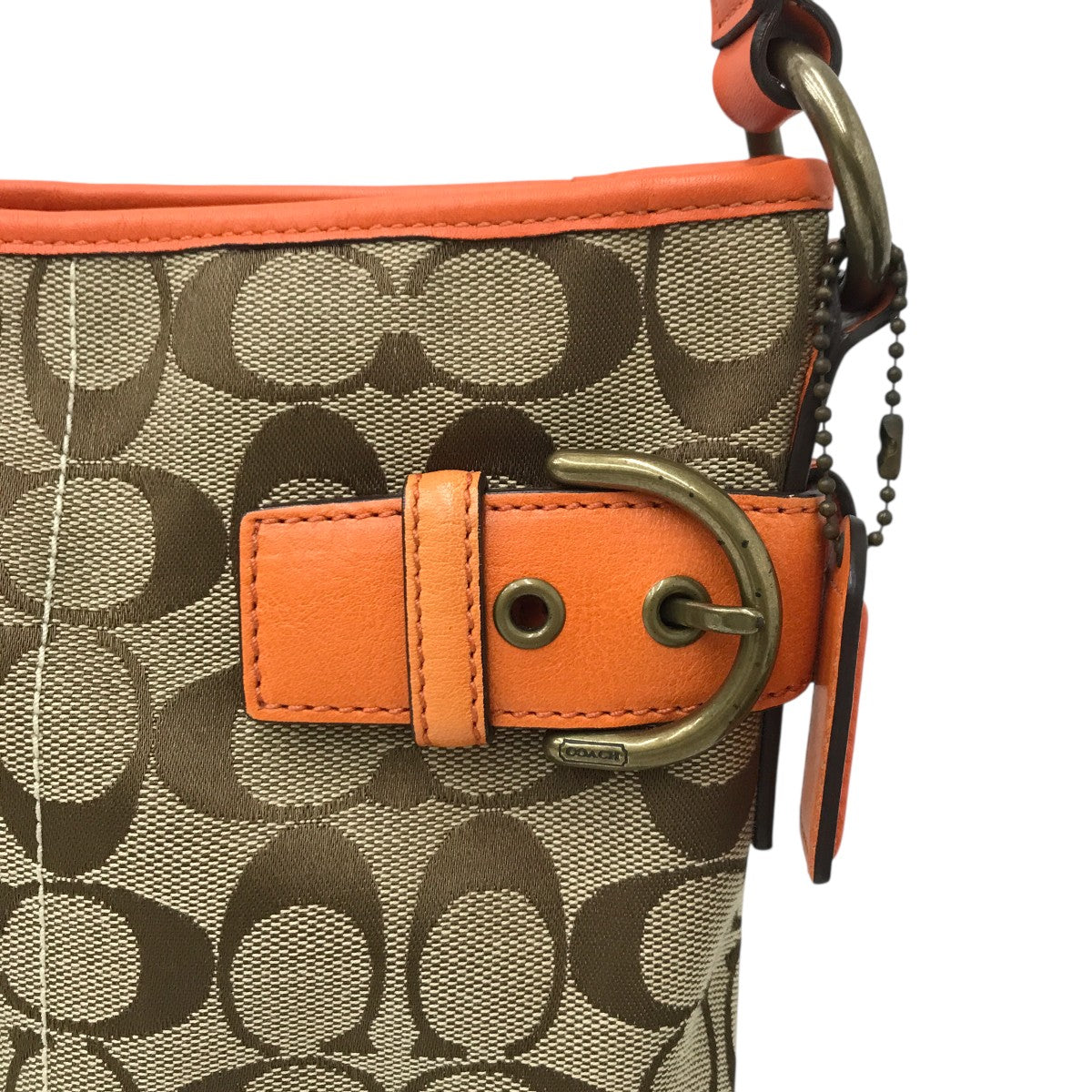 COACH(コーチ) ショルダーバッグ3577 3577 ベージュ×オレンジ｜【公式