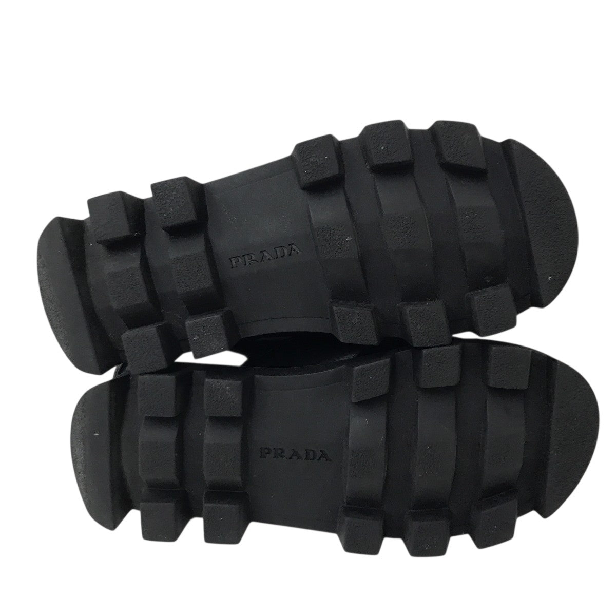 PRADA ブラック クロスストラップ サンダル 6 25cm PRADA ブラック クロスストラップ サンダル 6 25cm