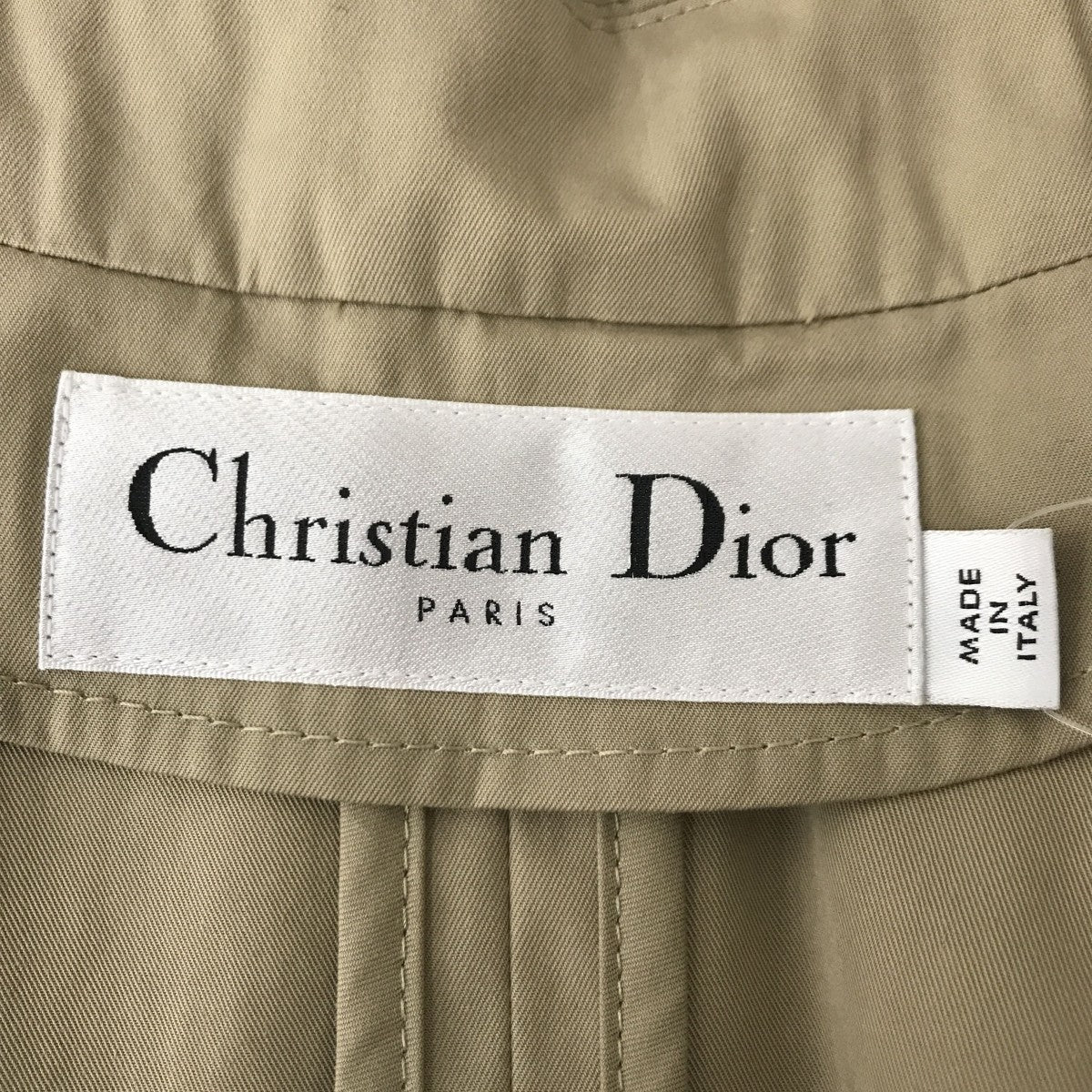 美品　ChristianDior ディオール　ピーコート カシミヤ bee刺繍 エレガントな大人の女性に♪【DIOR】'BEE'刺繍 トレンチコート (Dior