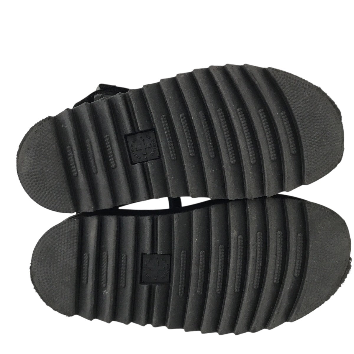 Dr．Martens×X-girl ベロア STRAP SANDAL厚底サンダル ブラック サイズ