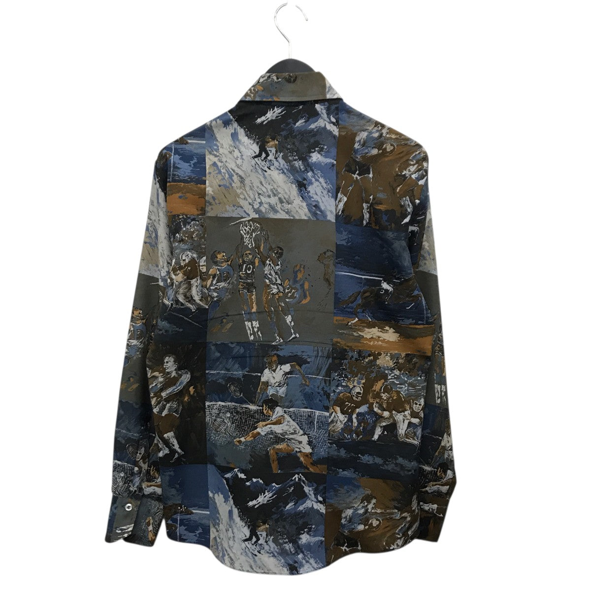 Chemise Et Cie×PLAY BOY ヴィンテージ総柄シャツ 古着・中古-2枚目のアイテム画像
