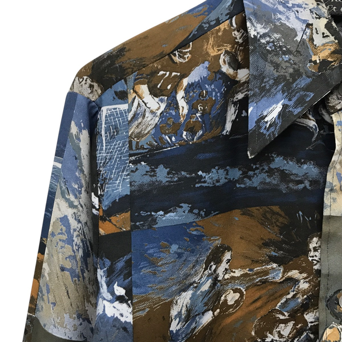 Chemise Et Cie×PLAY BOY ヴィンテージ総柄シャツ 古着・中古-6枚目のアイテム画像