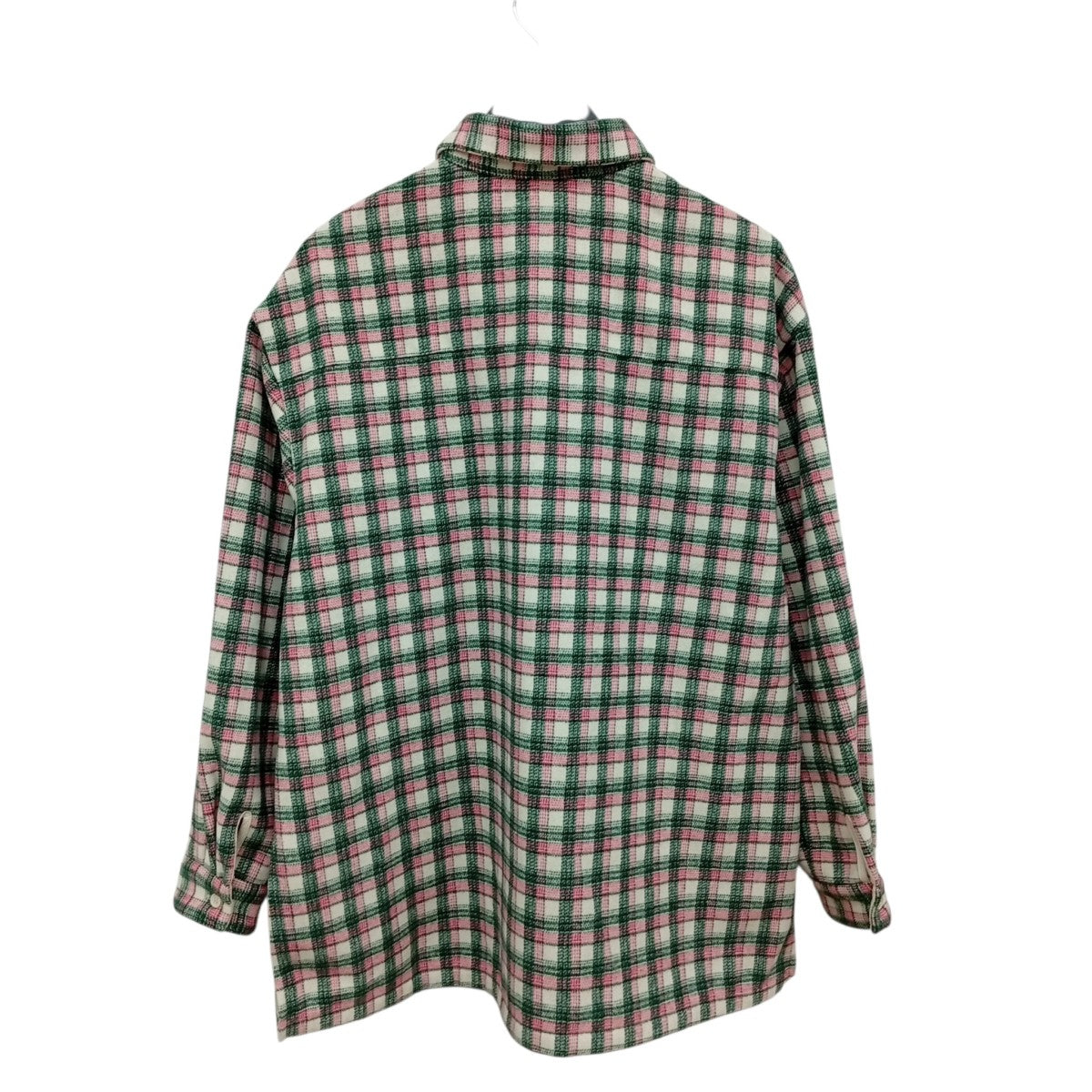 AMERI UND CHECK WOOL OVER SHIRTチェックシャツジャケット0224204710530 古着・中古-2枚目のアイテム画像