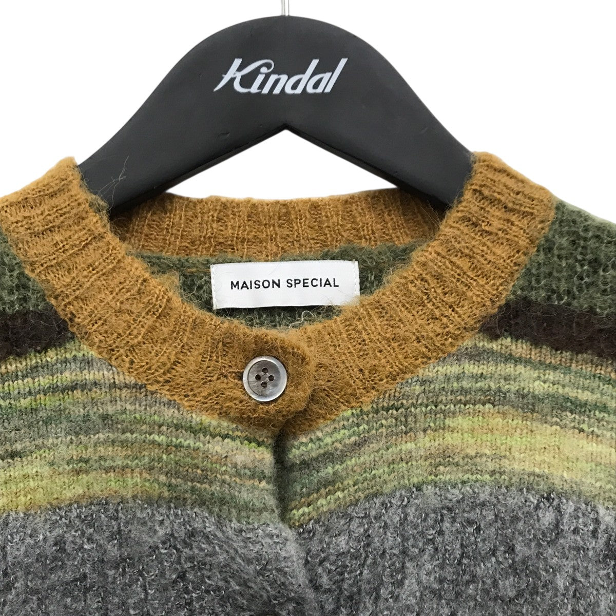 ボーダーニットカーディガン21242365307