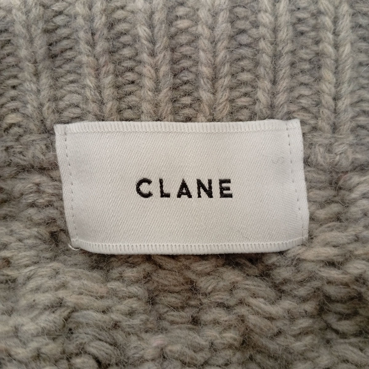 CLANE(クラネ) ニット19106-1231 19106-1231 ライトグレー サイズ 1