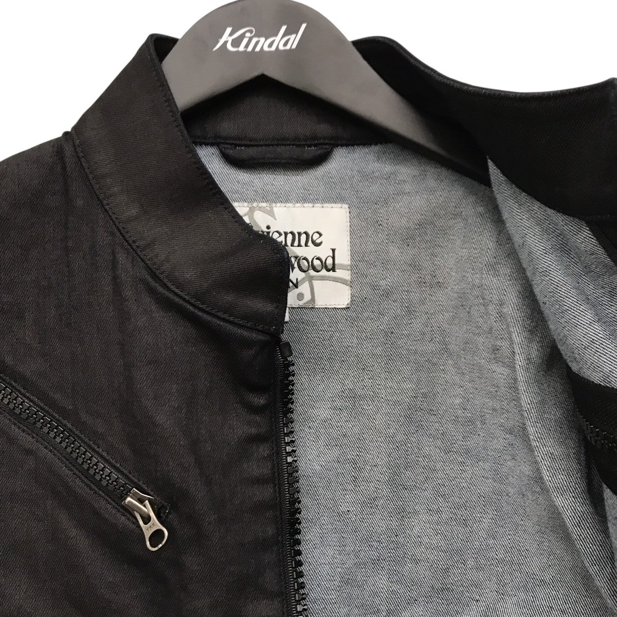 GIMMICK COATING DENIM JACKETライダースジャケットVW-KQ-75183