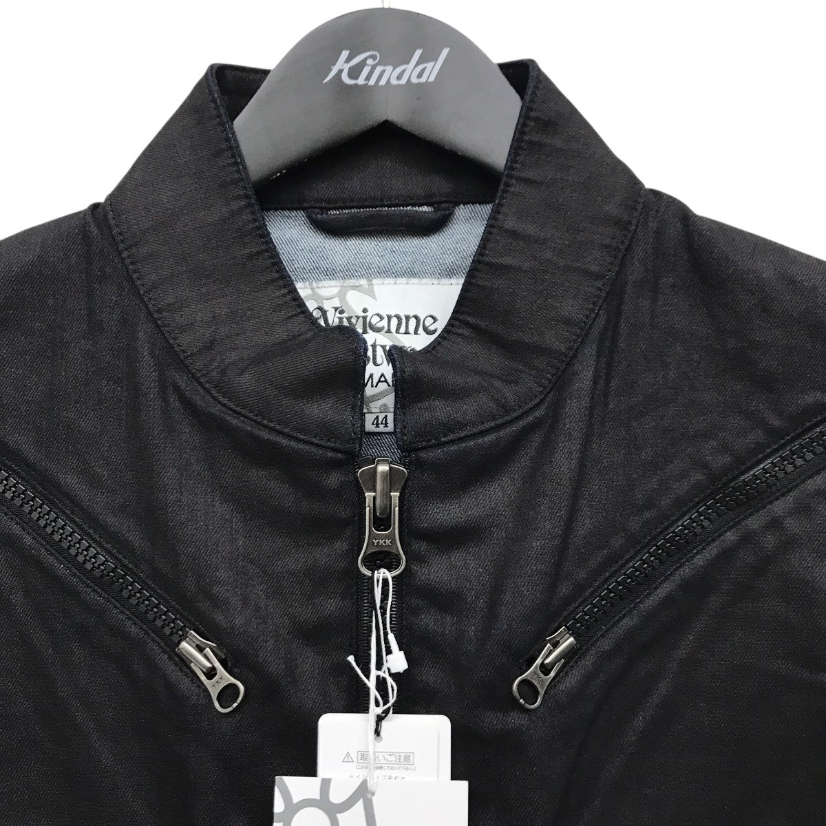 GIMMICK FASTENER COATING DENIM JACKETライダースジャケットVW-KQ-75183