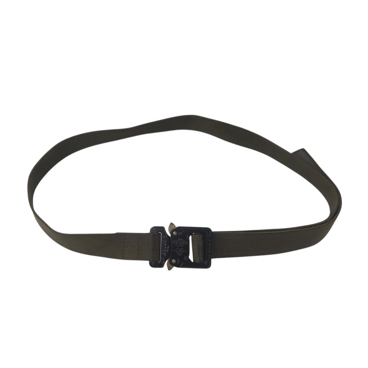 OILED COW LEATHER BELT with COBRA BUCKLEベルト