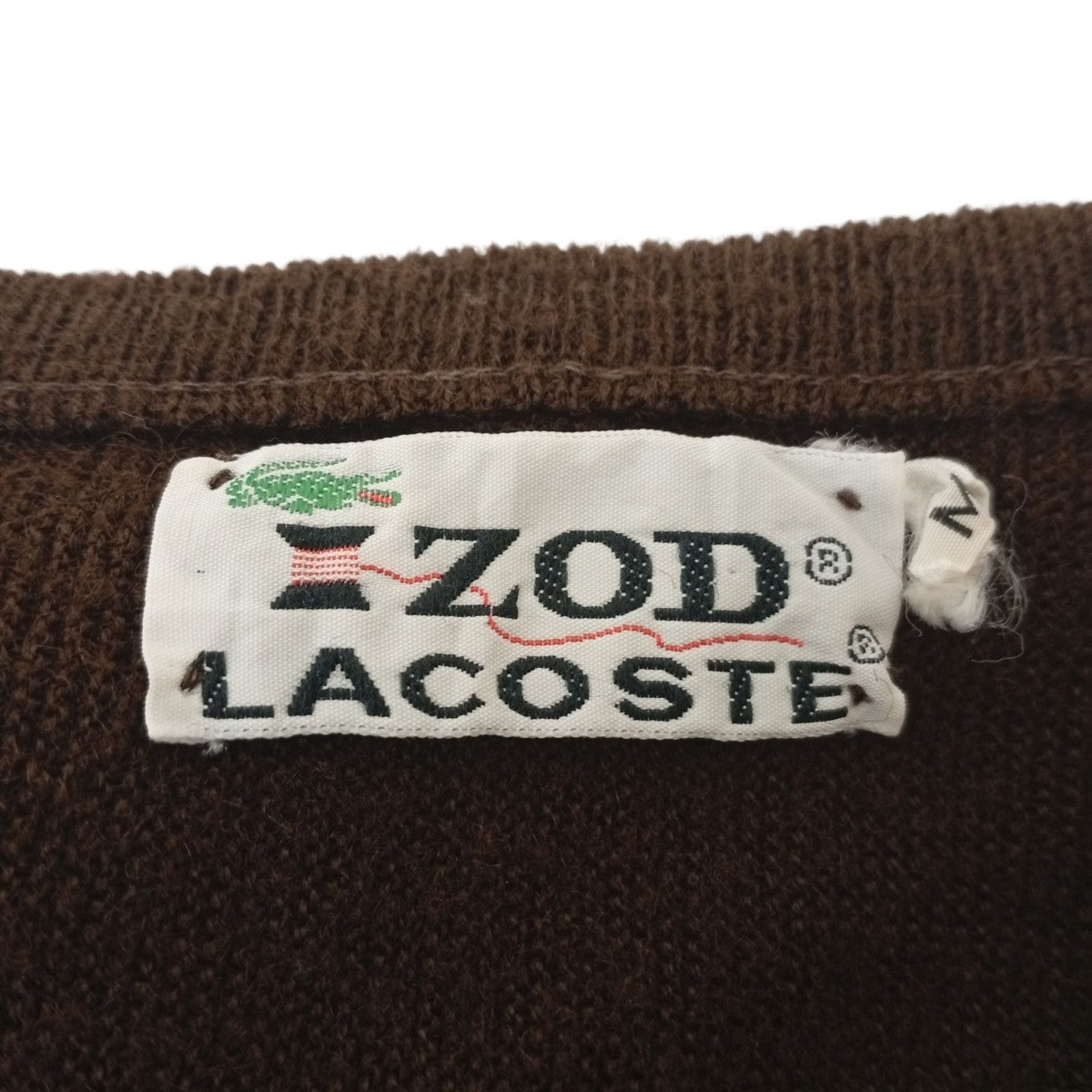 70s IZOD 糸巻きタグセーター
