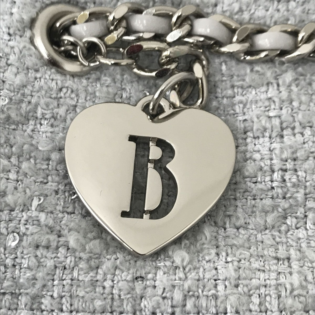 The Barnnet(ザ バーネット) Tweed Drawstring Chain Backpack