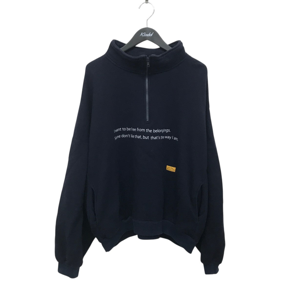 C．C．SWEAT HALF ZIPフリースジャケット