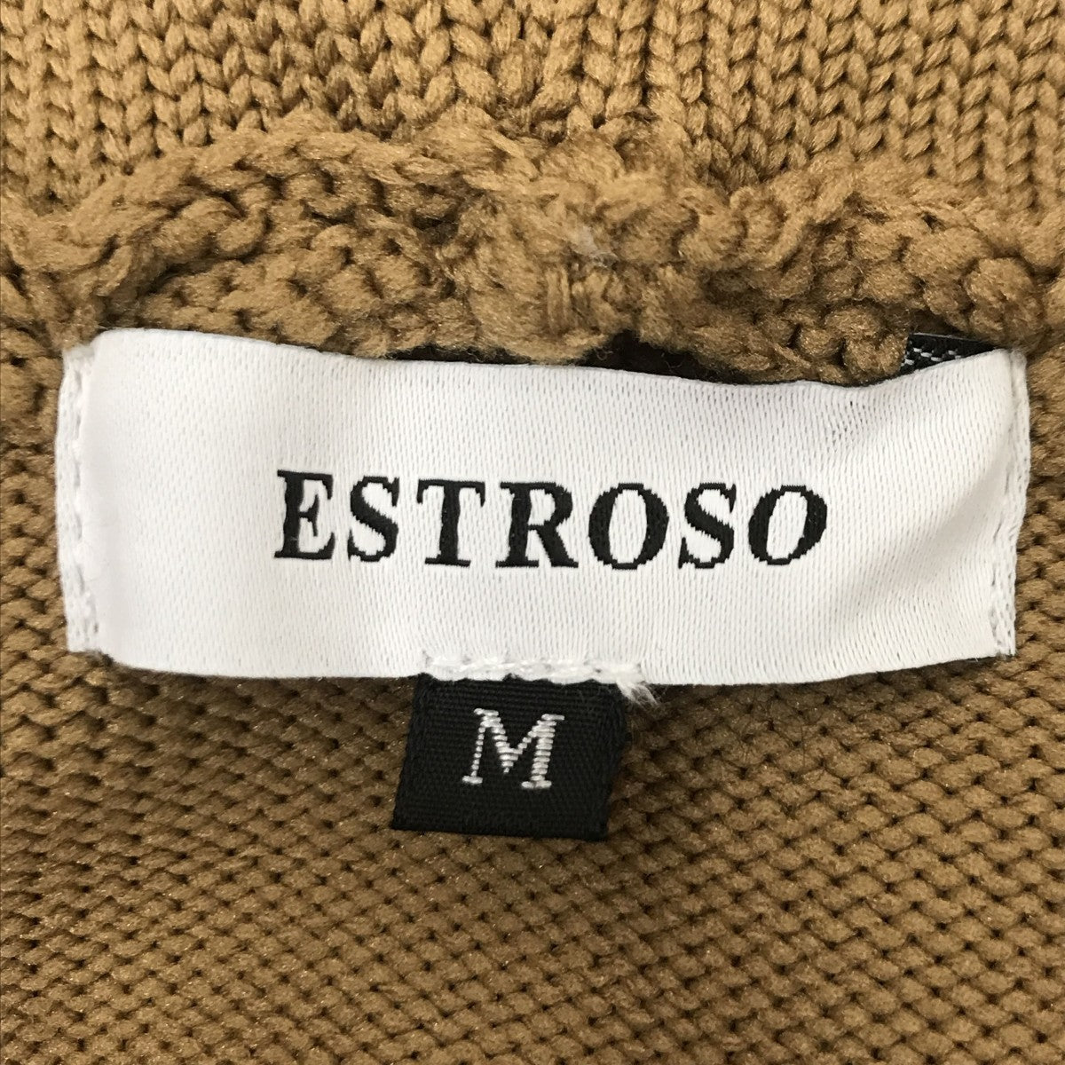 ESTROSO KNIT HOODIEニットパーカー72PM002 古着・中古-3枚目のアイテム画像