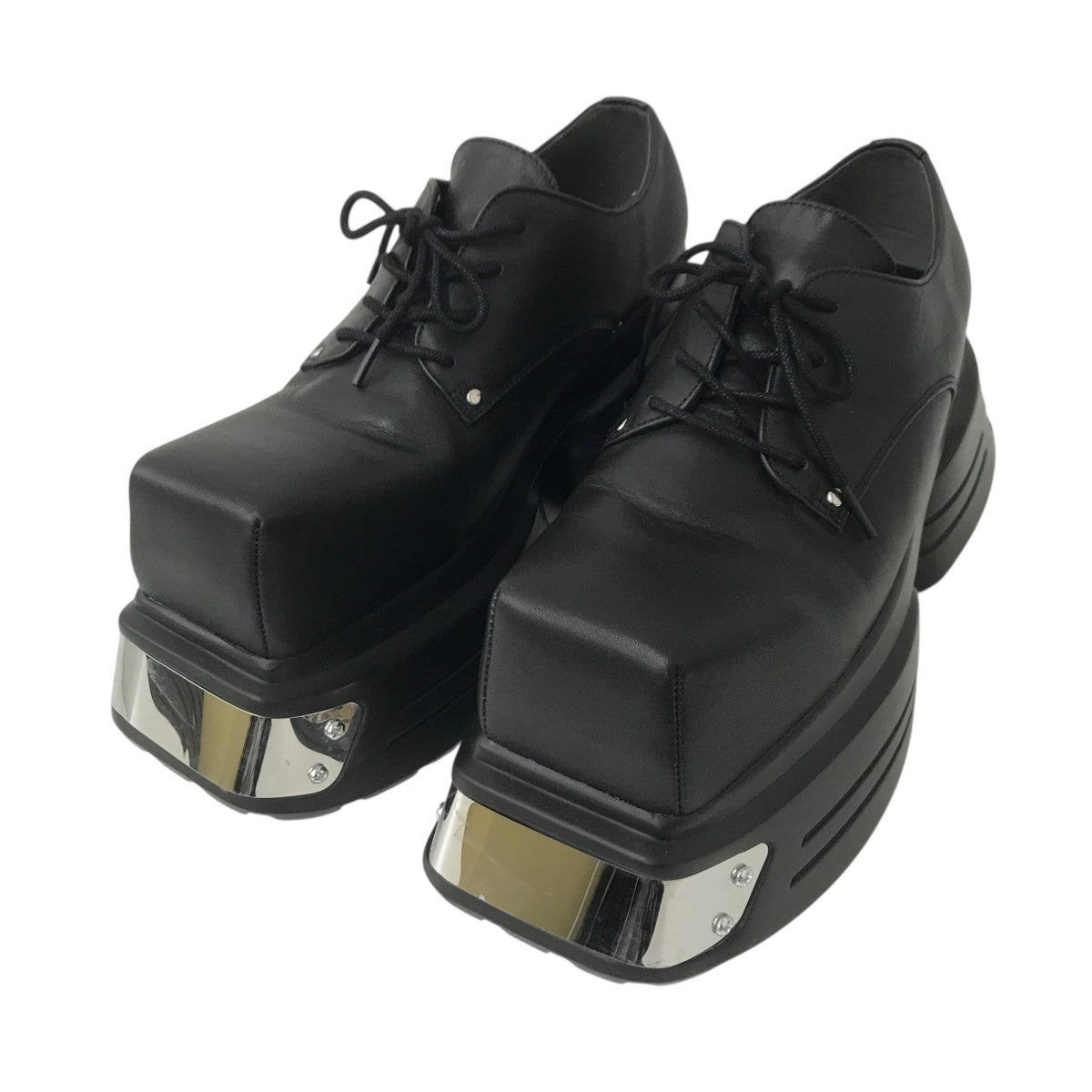GRANCY Metal Plate Leather Shoes厚底シューズ 古着・中古-1枚目のアイテム画像