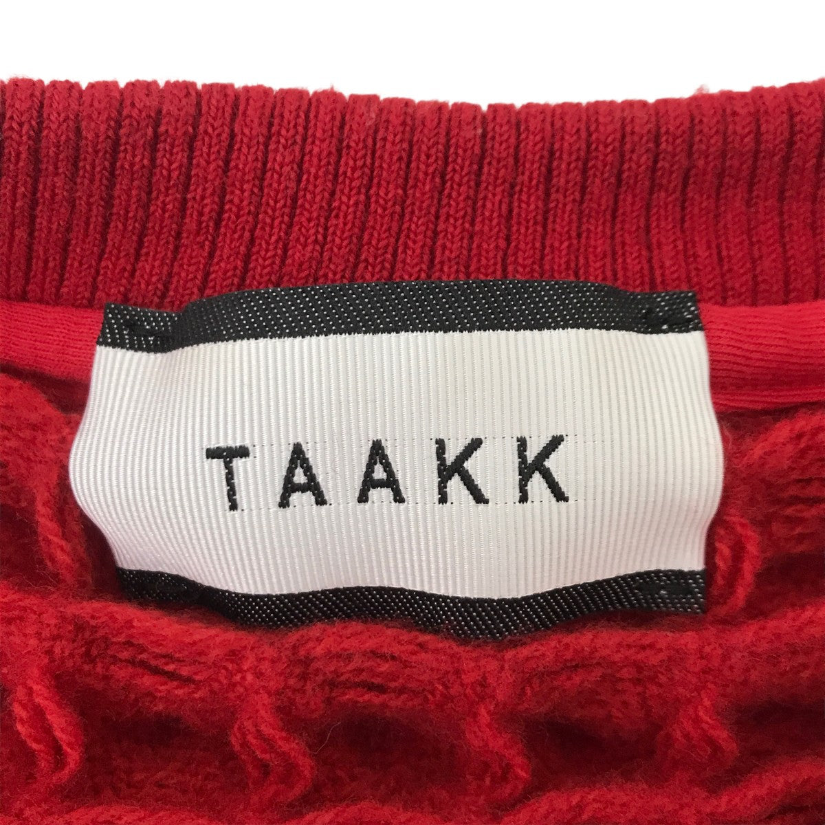 TAAKK BIG WAFFLE KNITニットTA18AW-PO016 古着・中古-3枚目のアイテム画像