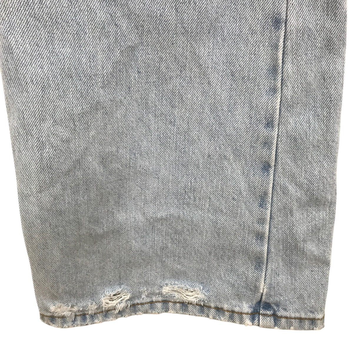 ERL 23SSダメージデニムパンツ 古着・中古-8枚目のアイテム画像