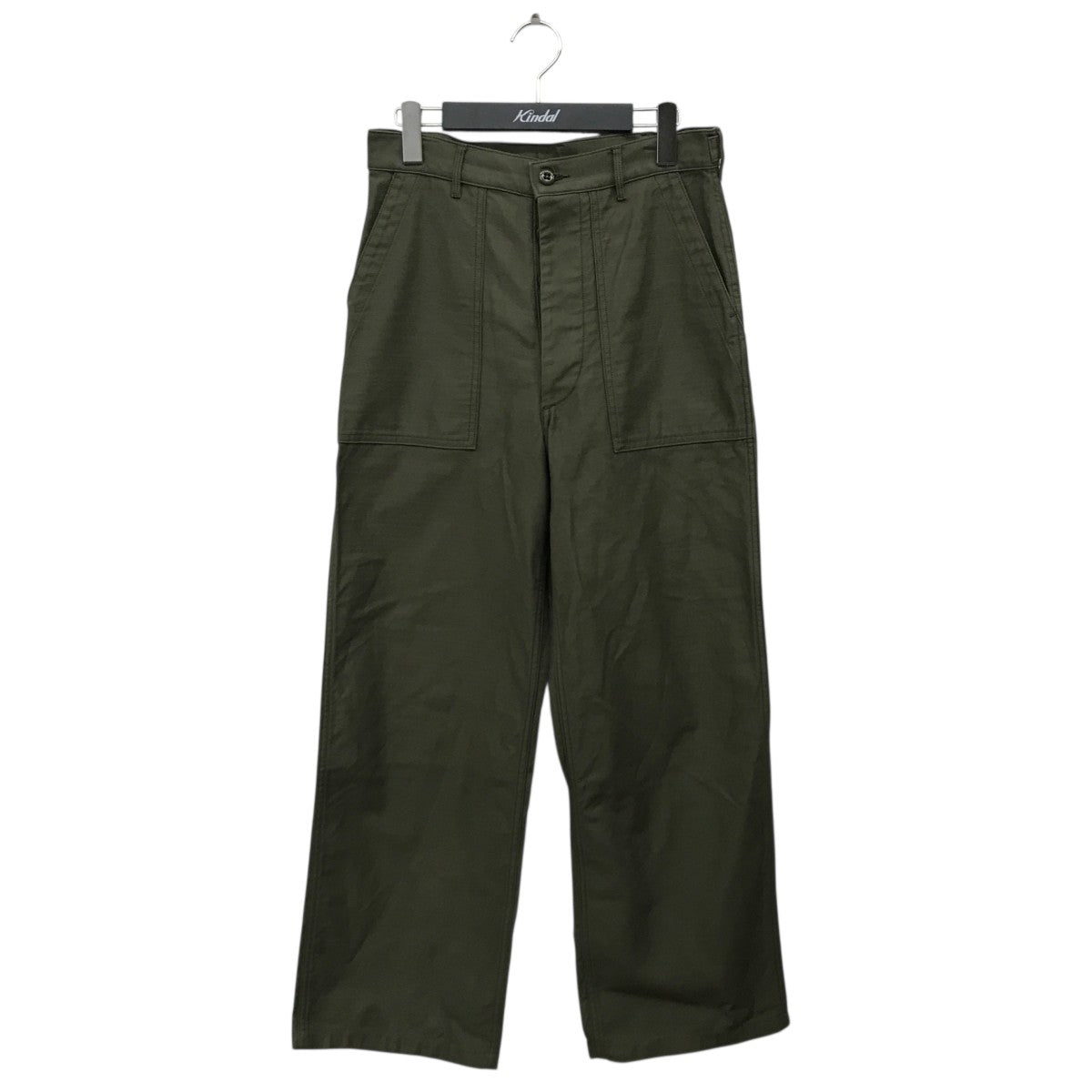 HYKE 24SSBACK SATIN BAKER PANTSベイカーパンツ241-13294 古着・中古-1枚目のアイテム画像
