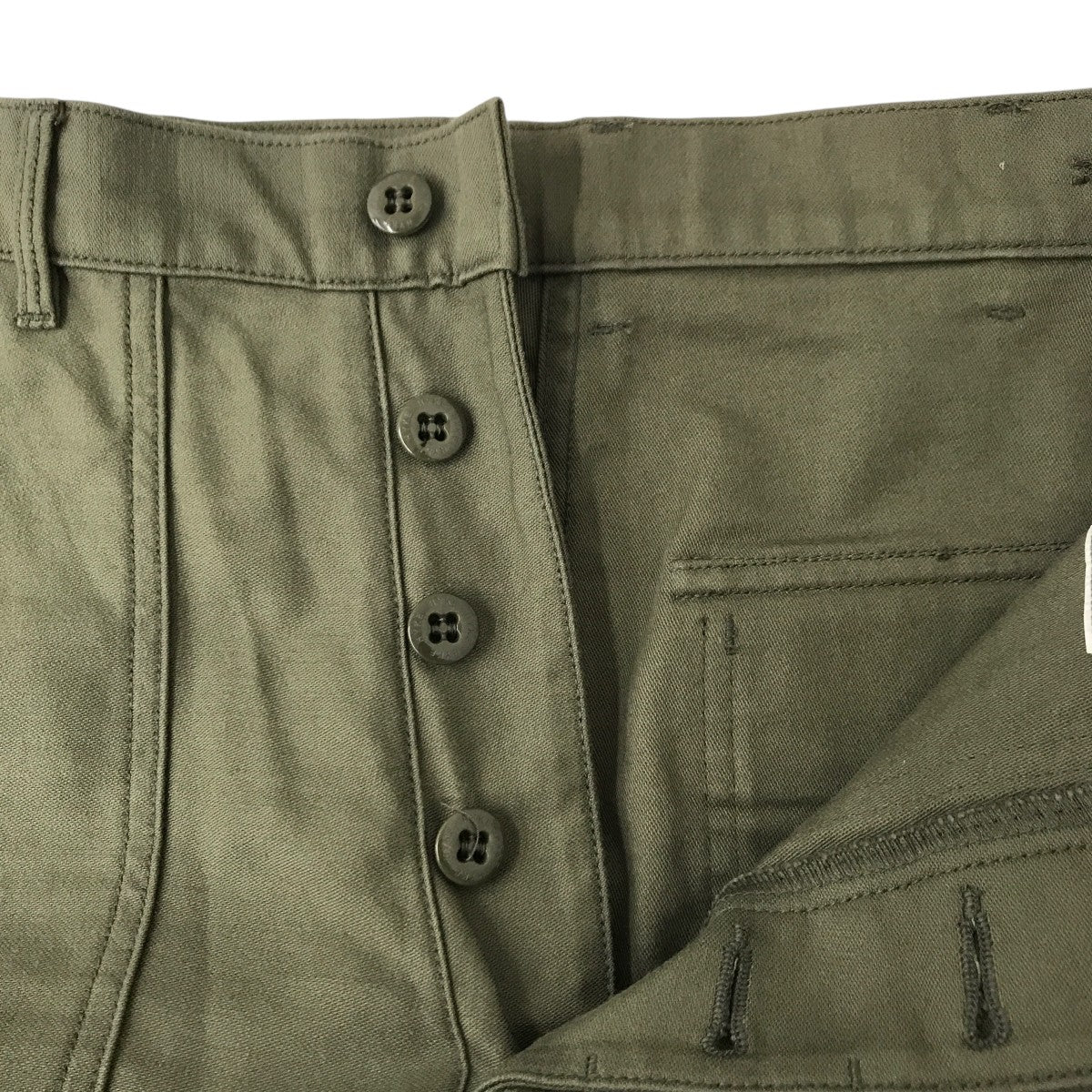 HYKE 24SSBACK SATIN BAKER PANTSベイカーパンツ241-13294 古着・中古-4枚目のアイテム画像
