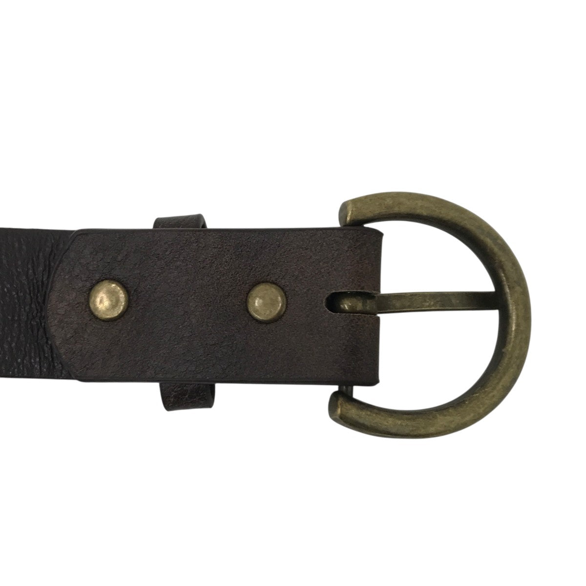 RRL(ダブルアールエル) レザーベルト ブラウン｜【公式】カインドオル