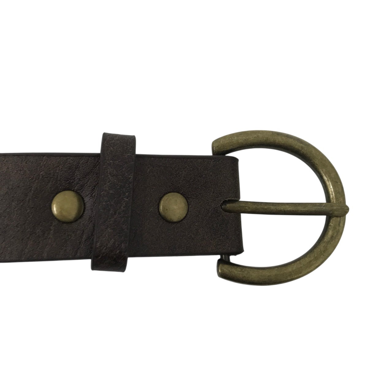 RRL(ダブルアールエル) レザーベルト ブラウン｜【公式】カインドオル