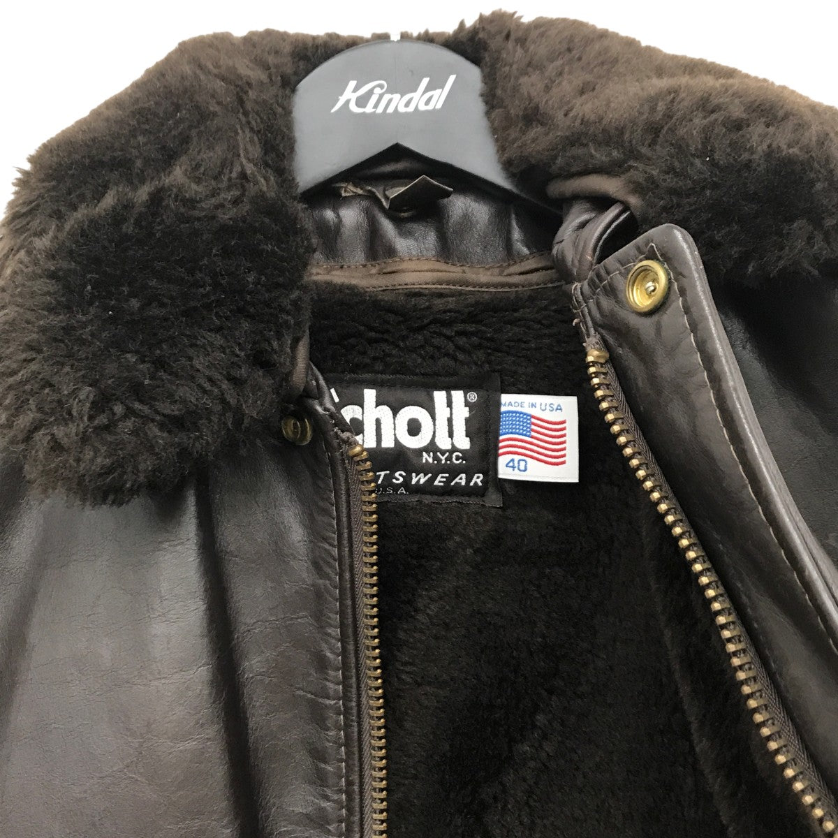 Schott(ショット) USA製 フライトジャケット G-1レザージャケット