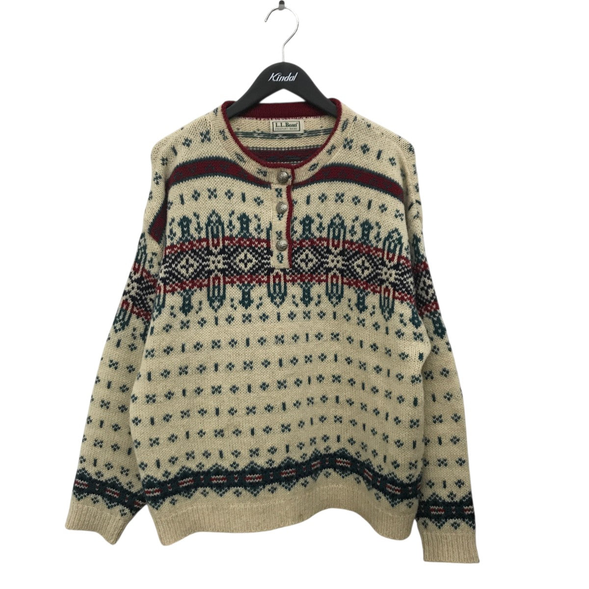 ノルディック柄ニット