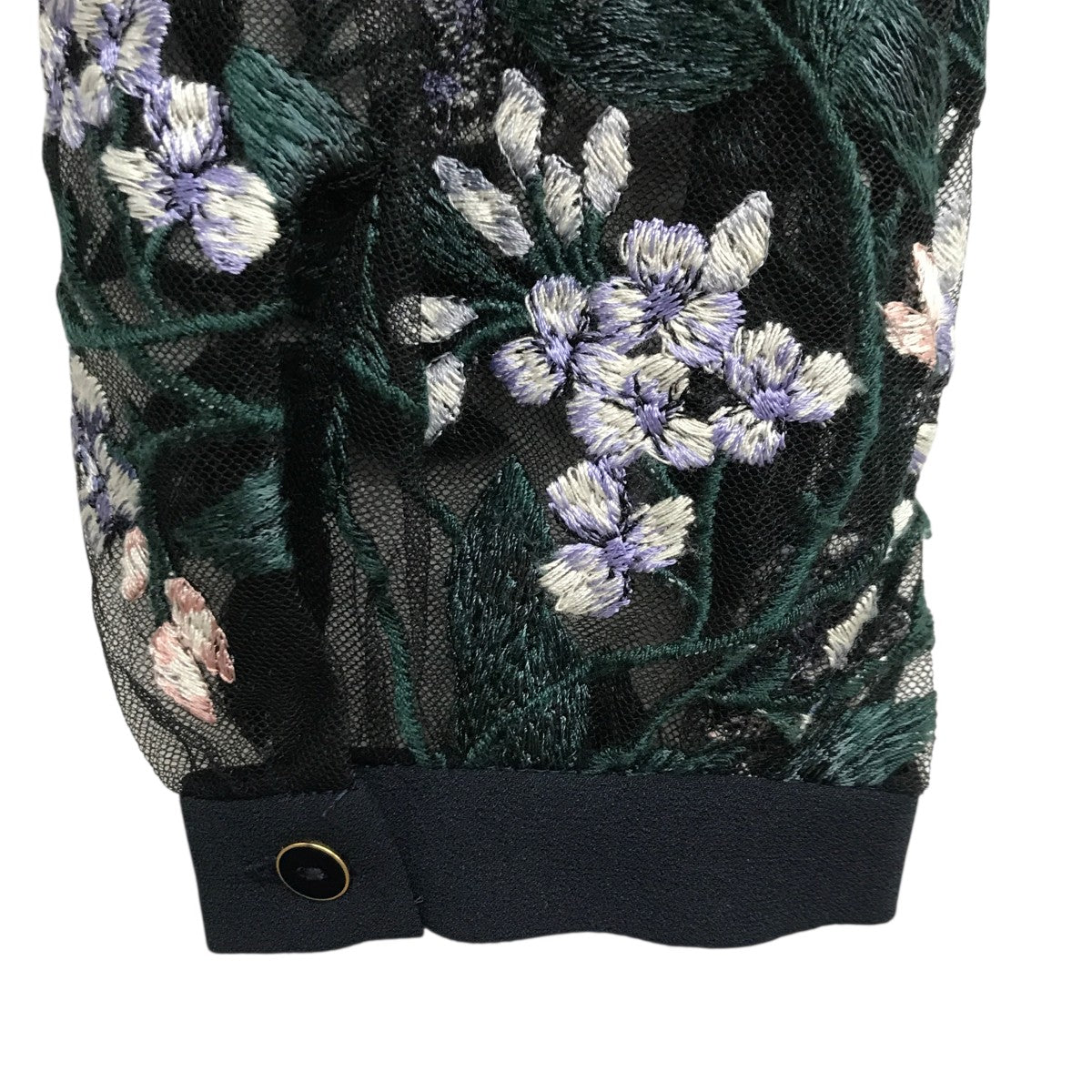 GRACE CONTINENTAL フラワー刺繍フレアワンピース0121035068-03 古着・中古-6枚目のアイテム画像