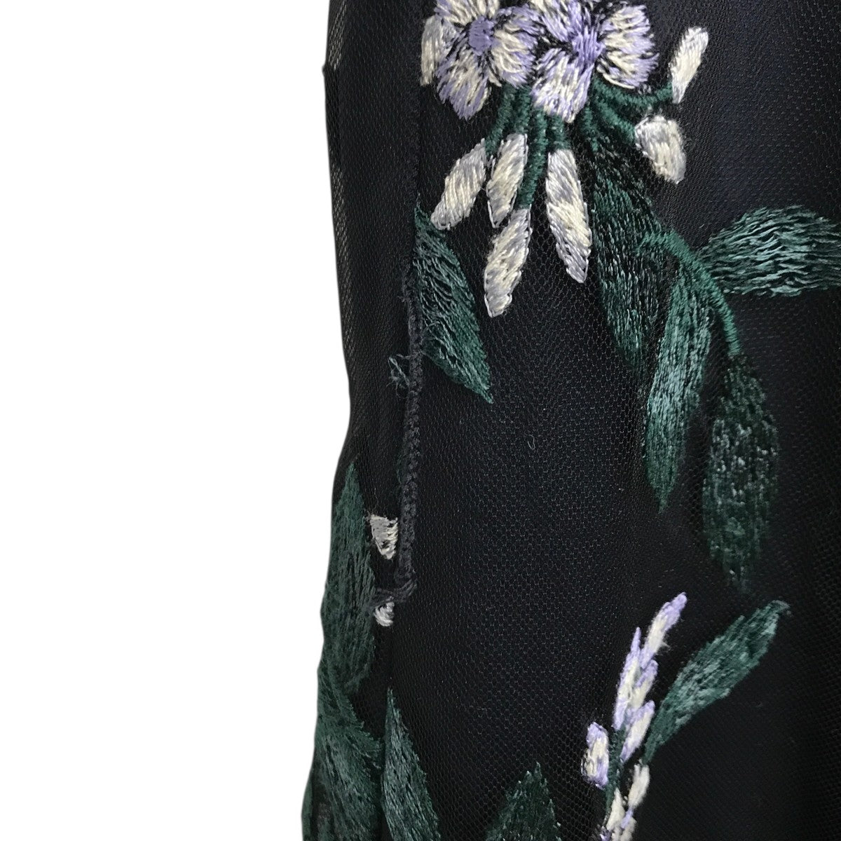 GRACE CONTINENTAL フラワー刺繍フレアワンピース0121035068-03 古着・中古-7枚目のアイテム画像