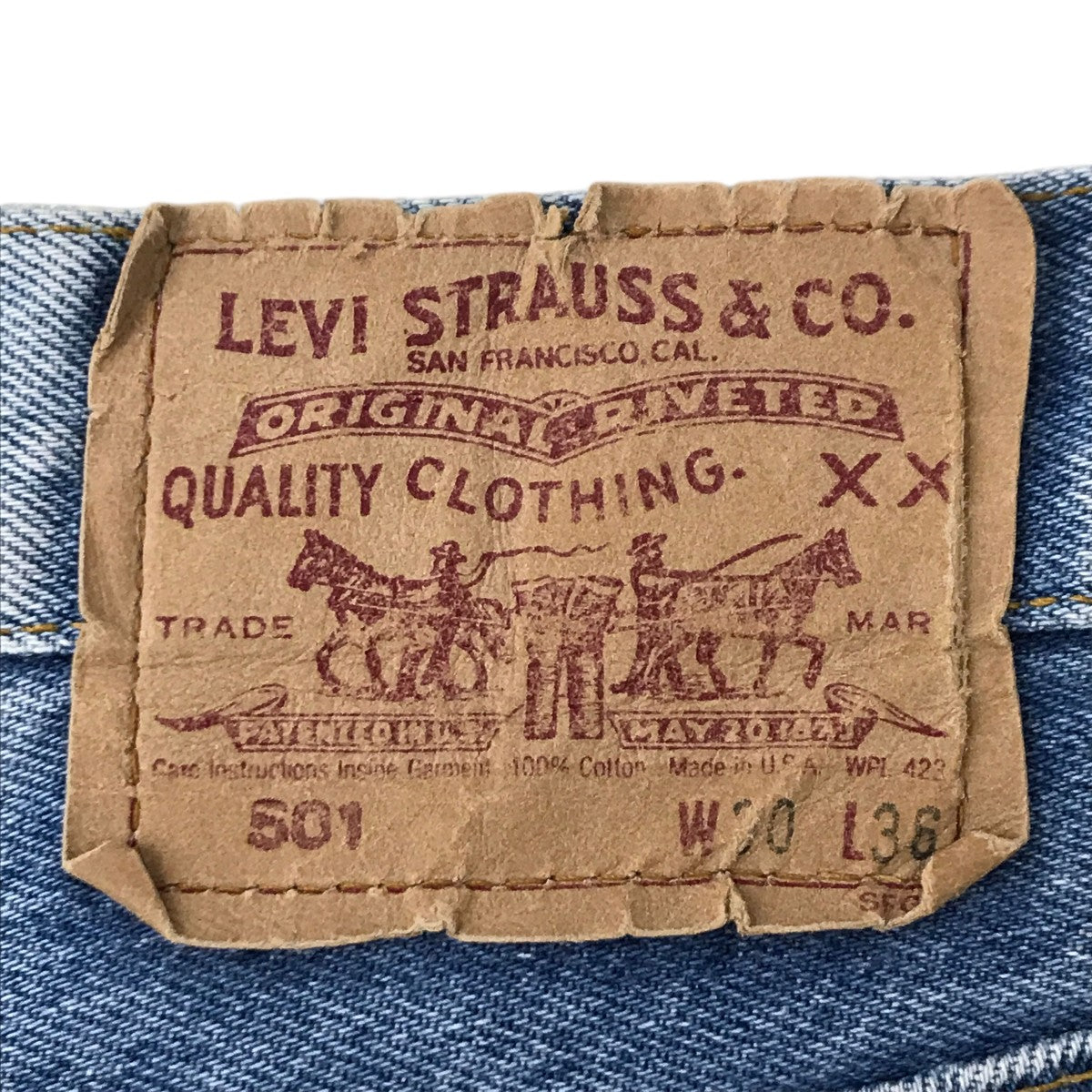 LEVI’S USA製 501デニムパンツ501-5900 古着・中古-5枚目のアイテム画像