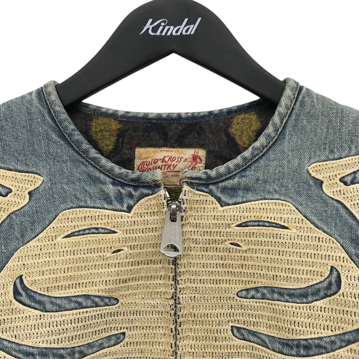 KAPITAL DENIM MOTOCROSS BORN JKT 14ozジャケットKR2402LJ05 古着・中古-6枚目のアイテム画像