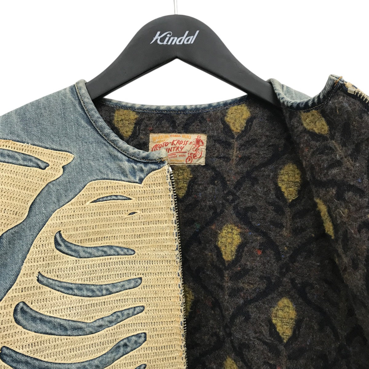 KAPITAL DENIM MOTOCROSS BORN JKT 14ozジャケットKR2402LJ05 古着・中古-7枚目のアイテム画像