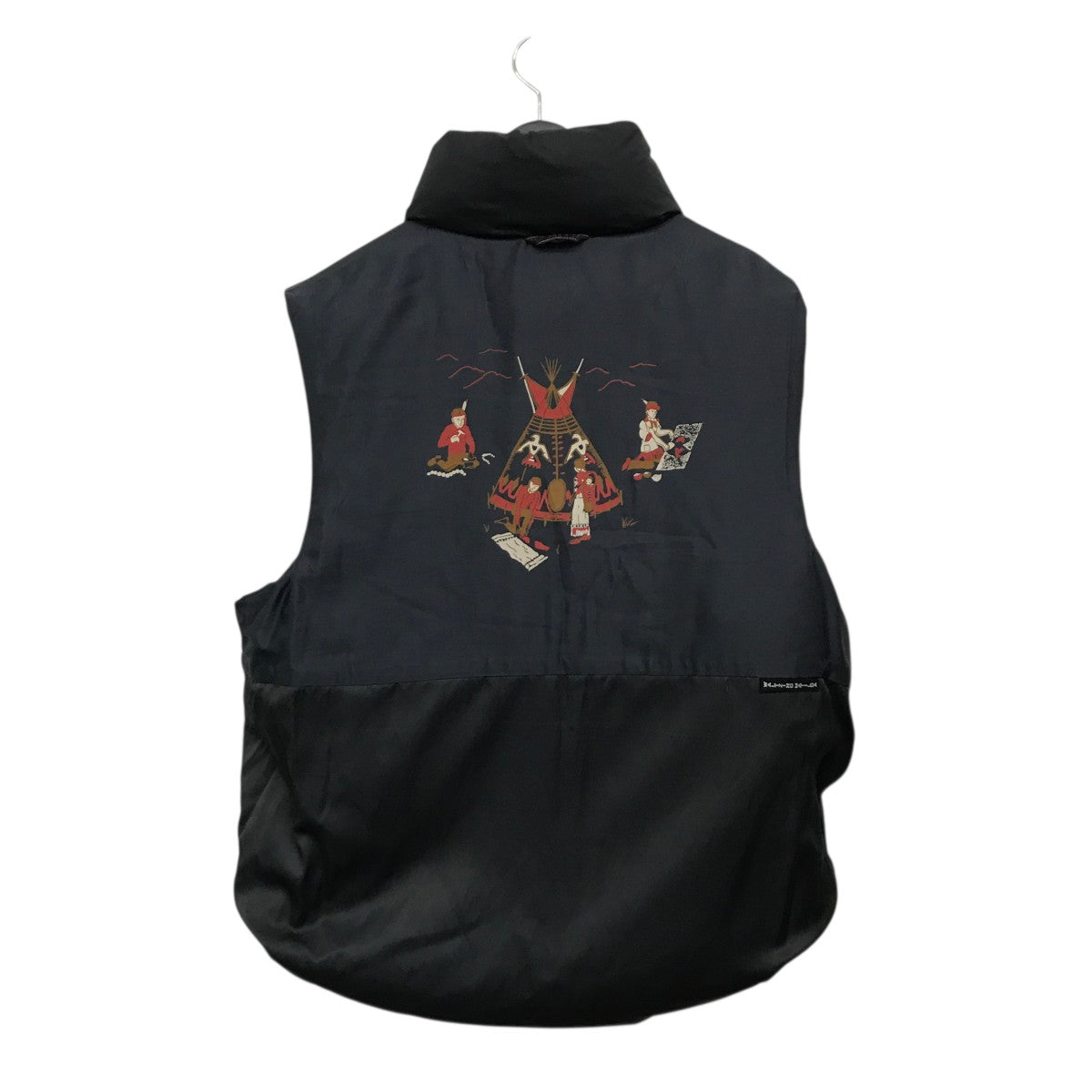 KAPITAL(キャピタル) Rip-Stop Nylon DownリバーシブルダウンベストEK