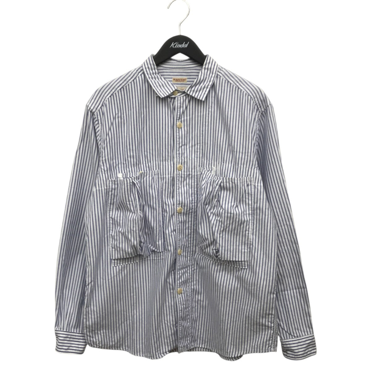 KAPITAL(キャピタル) OX Striped Anorak Shirtストライプロング