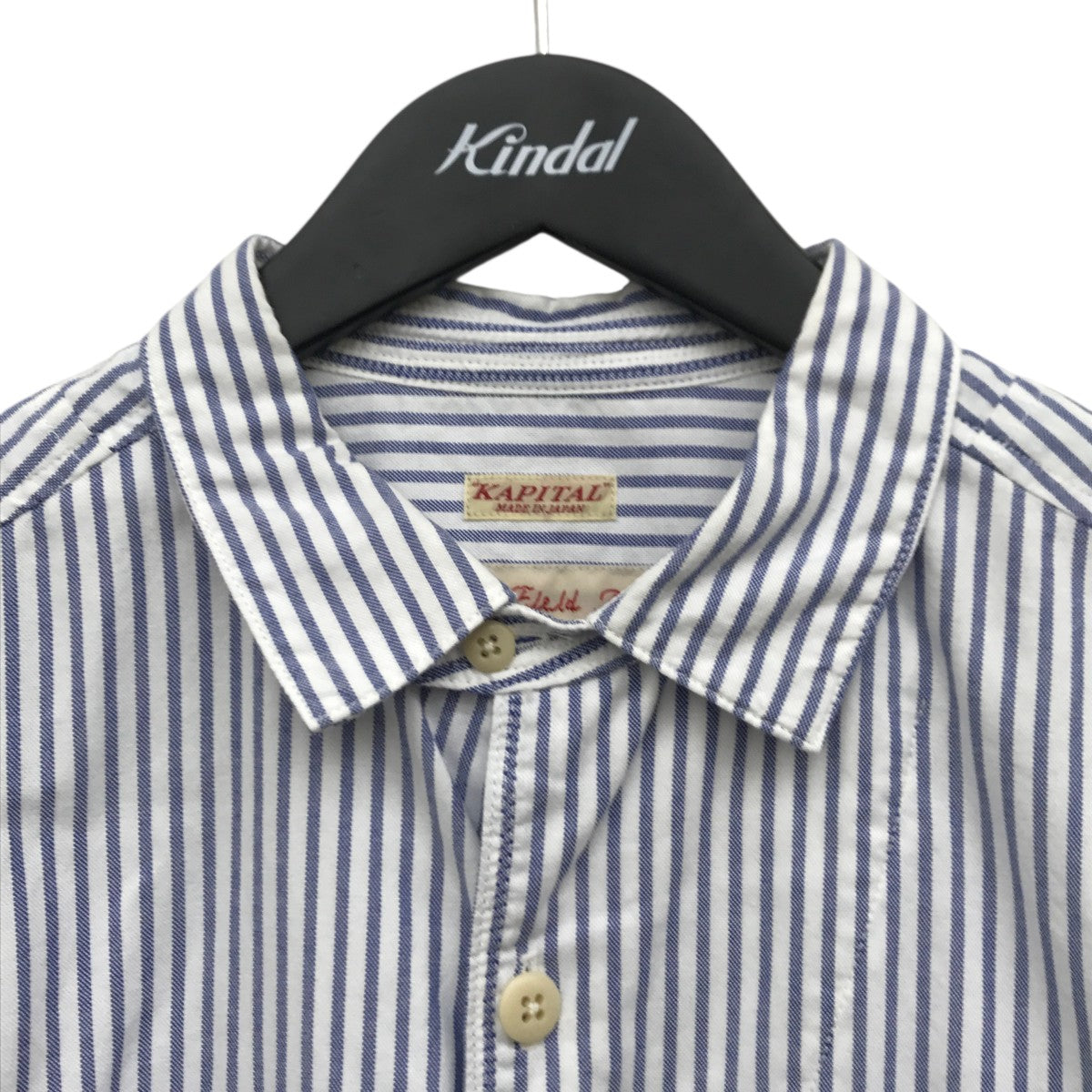 希少　KAPITAL キャピタル ハイネック　変形　チェックシャツ　日本製　XS 20/-天竺 COOKIEバンダナpt ハイネックロンT | KAPITAL