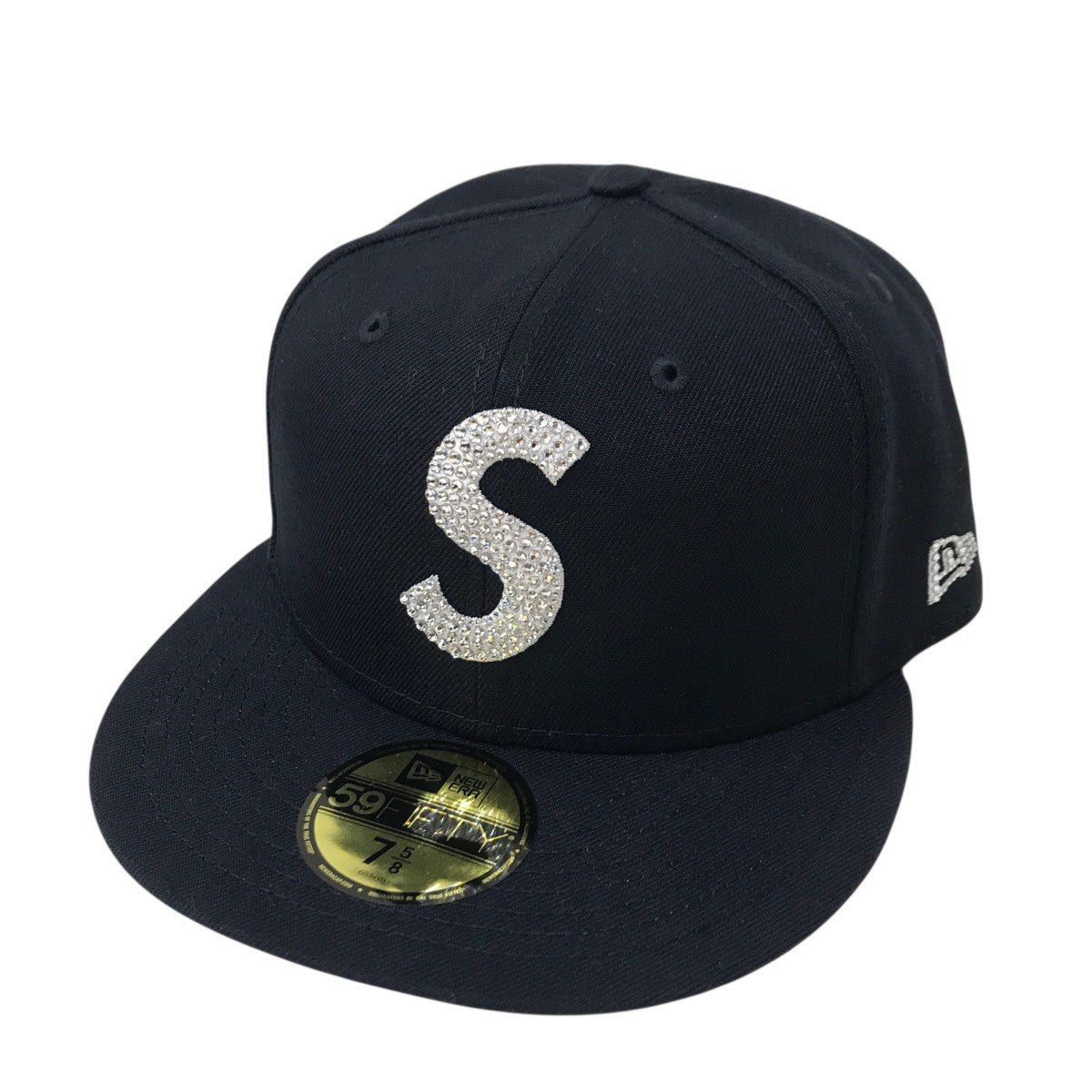 Supreme×SWAROVSKI×New Era キャップ ネイビー サイズ 7 5/8｜【公式
