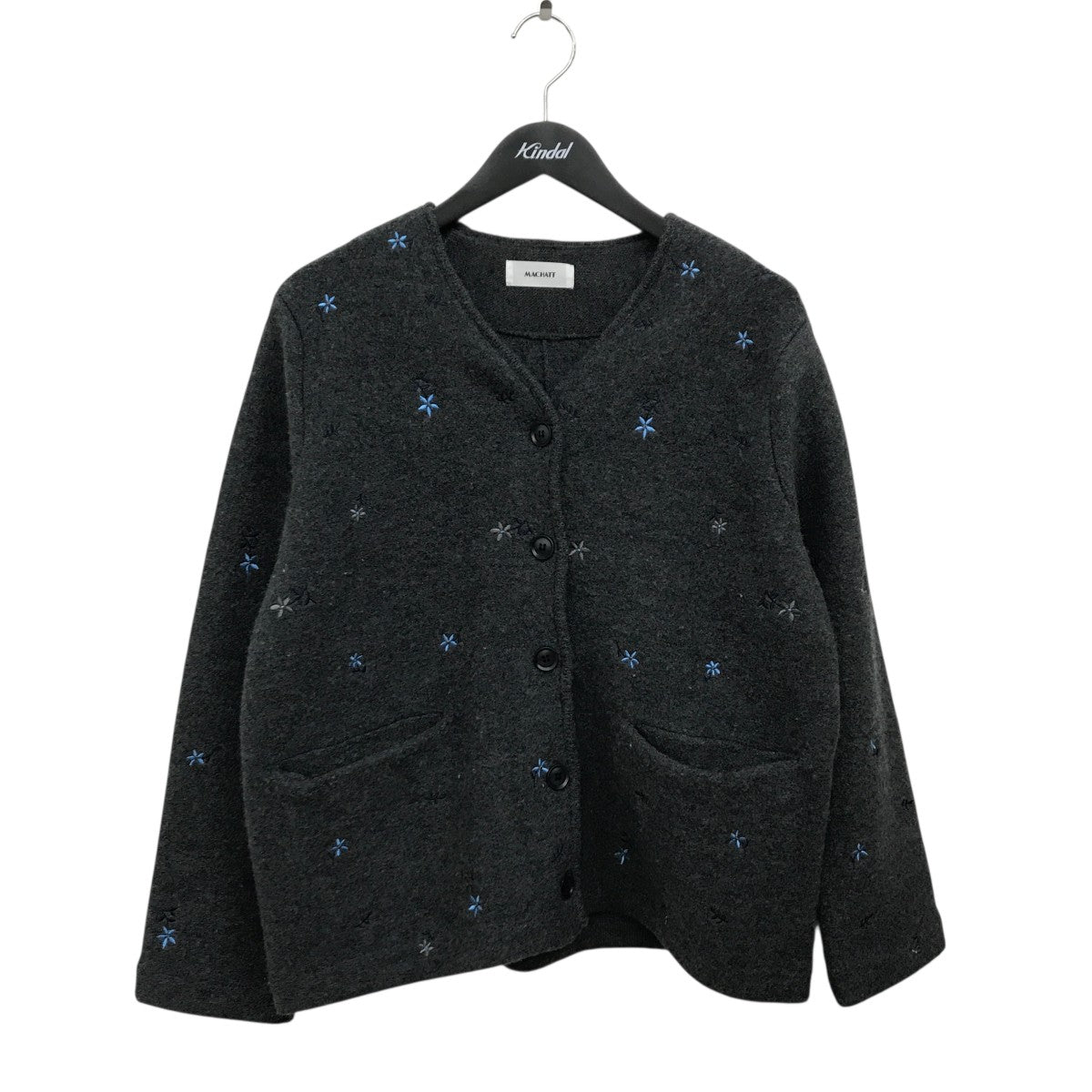 最終価格【美品】MACHATT マチャットエンブロイダリージャケットブラック machatt(マチャット) エンブロイダリージャケット グレー｜【公式