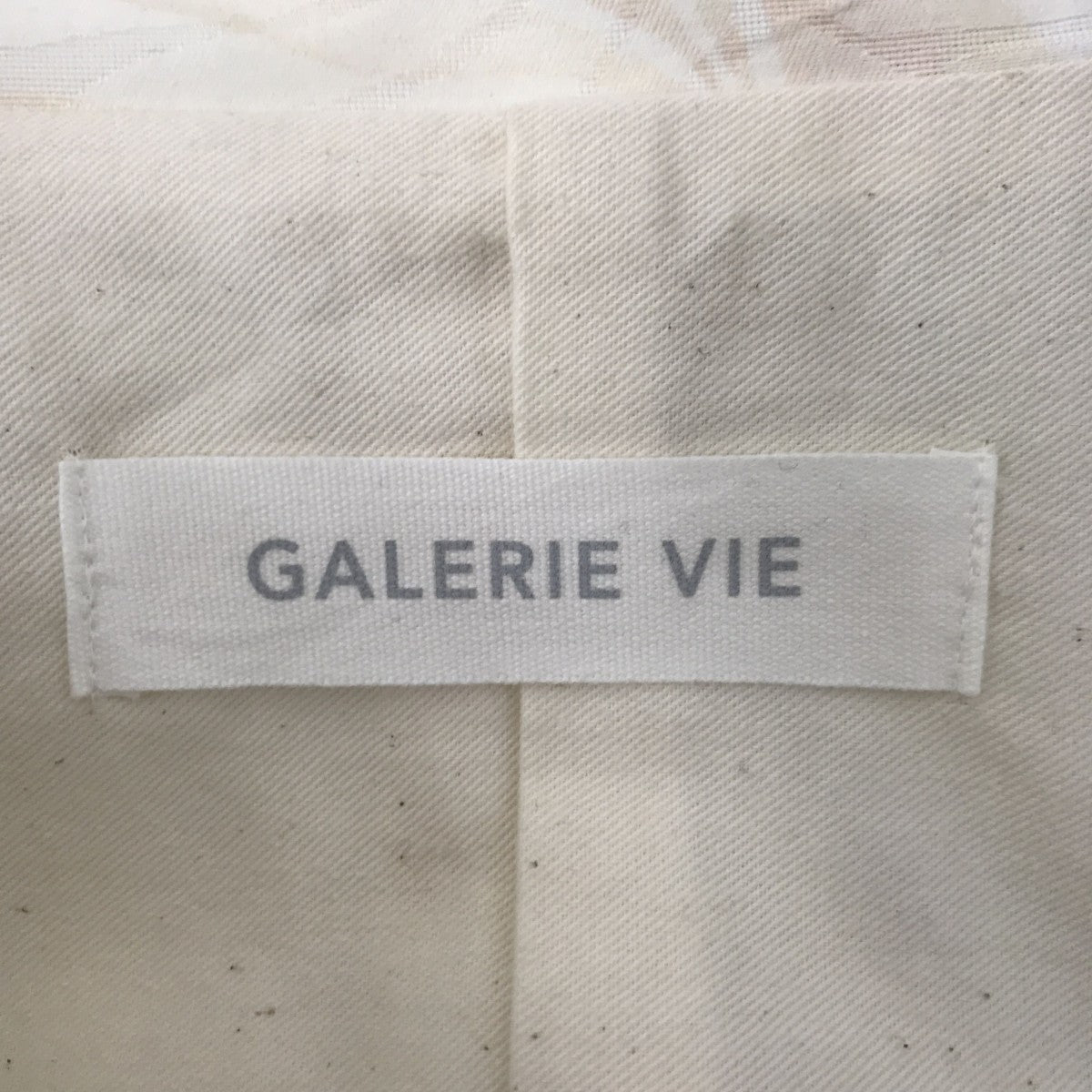 GALERIE VIE ボタニカルジャカード チェスターコート23-08-31-08131HN 古着・中古-3枚目のアイテム画像