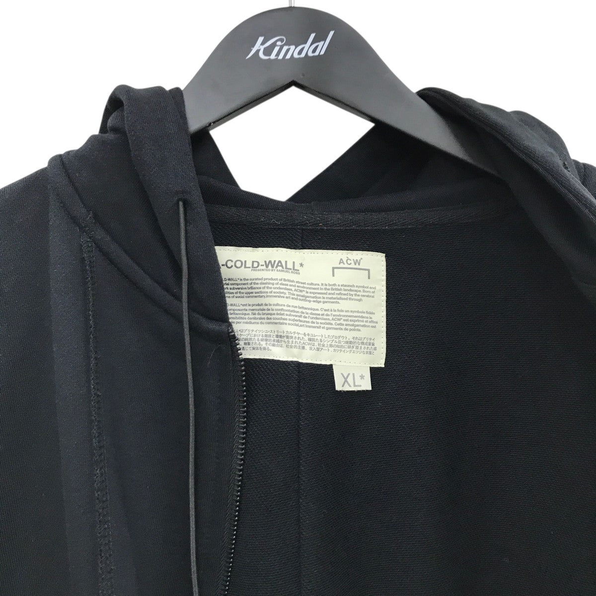 A-COLD-WALL ジップパーカー 古着・中古-4枚目のアイテム画像