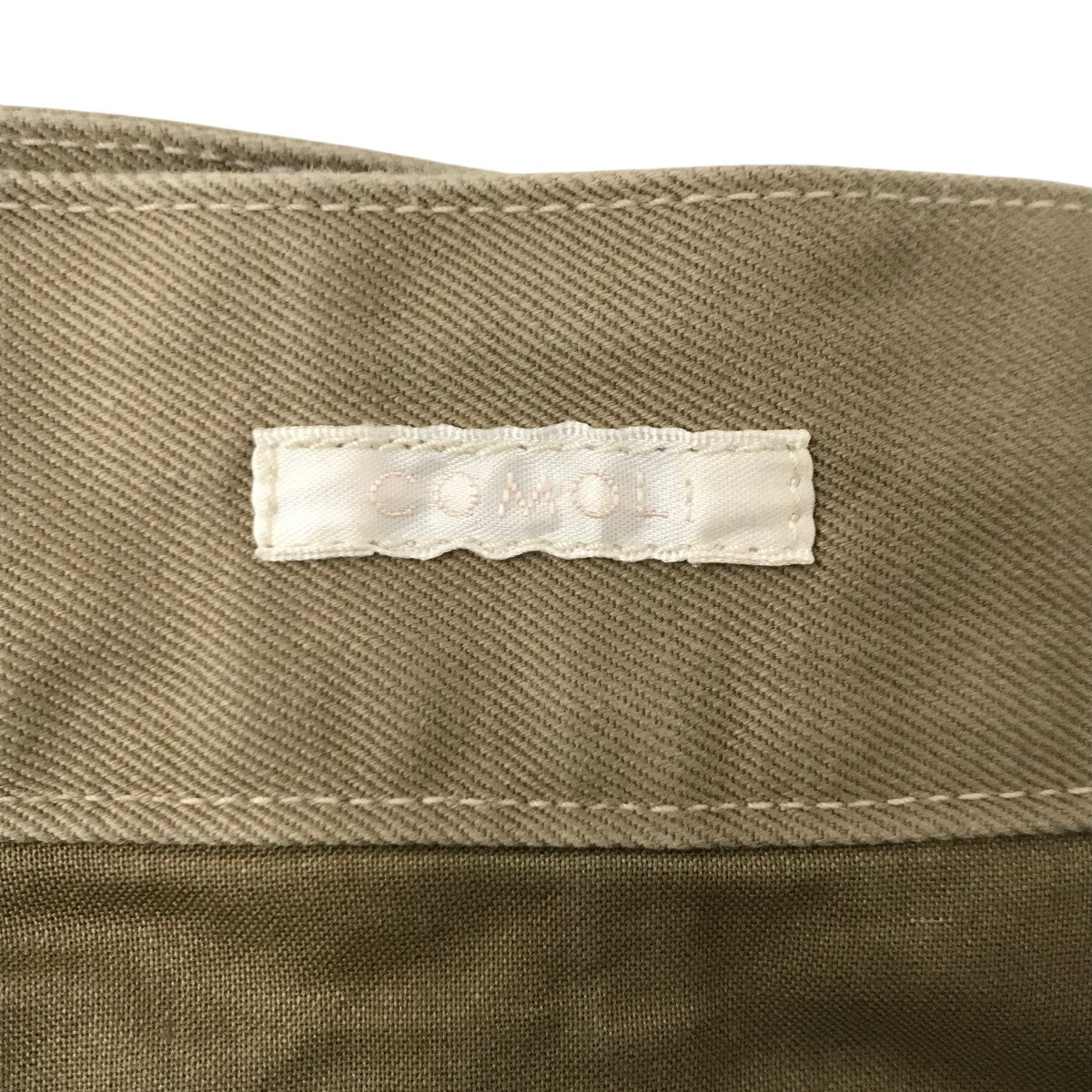 COMOLI(コモリ) ベルテッド チノパンツK01-03006 K01-03006 ベージュ