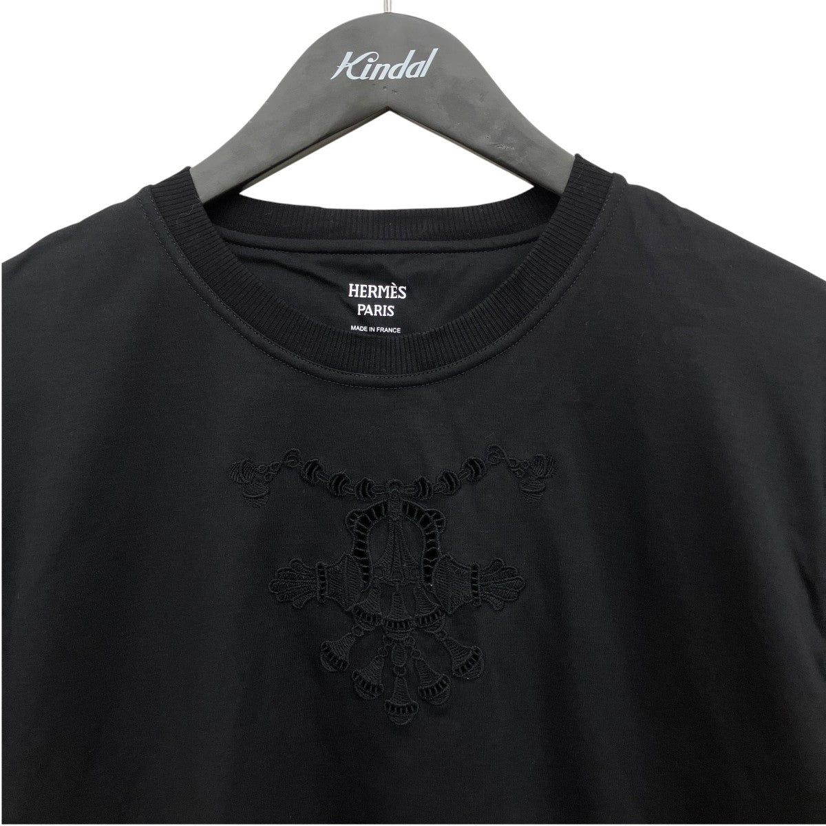 HERMES レース切り替えTシャツ5H4625DC 古着・中古-5枚目のアイテム画像