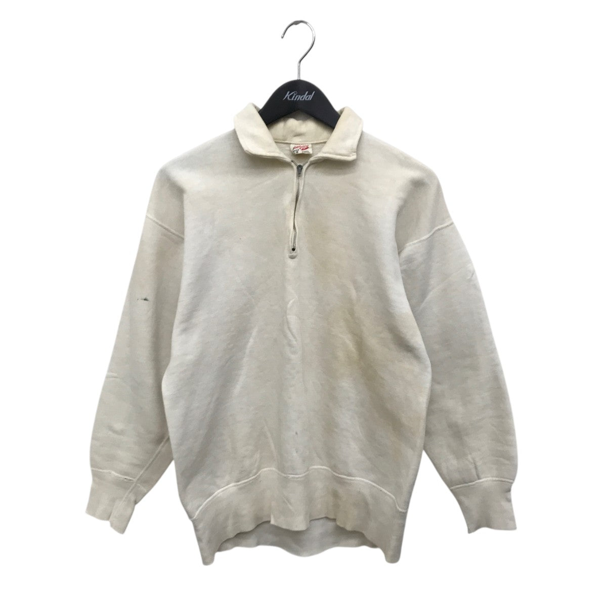 Hanes 60s ヴィンテージハーフジップスウェット 古着・中古-1枚目のアイテム画像