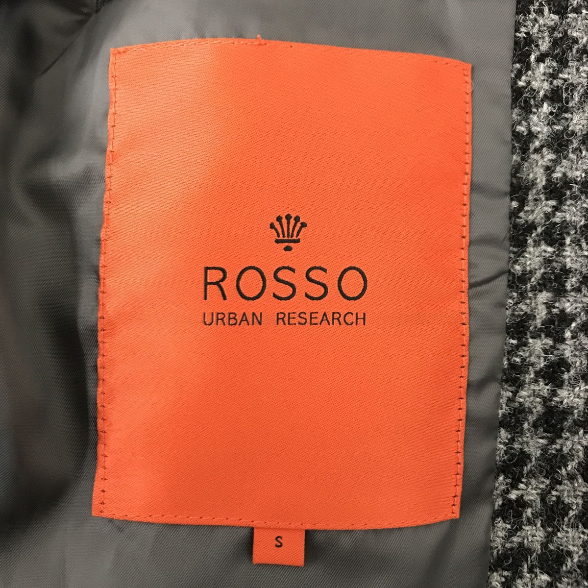 Harris Tweed×ROSSO テーラードジャケットRA77-17M004 古着・中古-4枚目のアイテム画像
