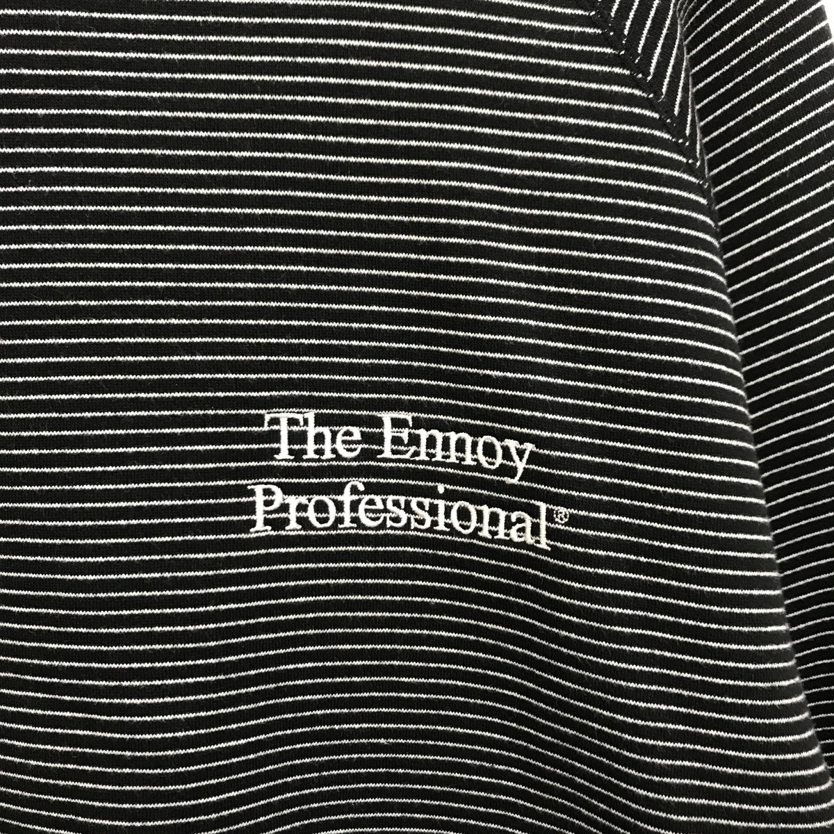 ENNOY Border Crew Neck SweatトレーナーAW24BRENCT01NTL 古着・中古-6枚目のアイテム画像