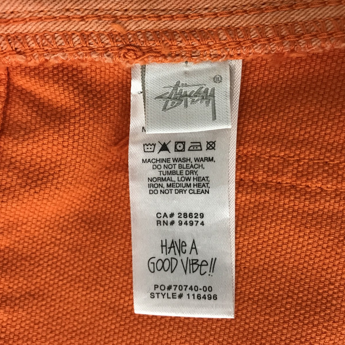 stussy(ステューシー) ダブルニーパンツ116496 116496 オレンジ サイズ
