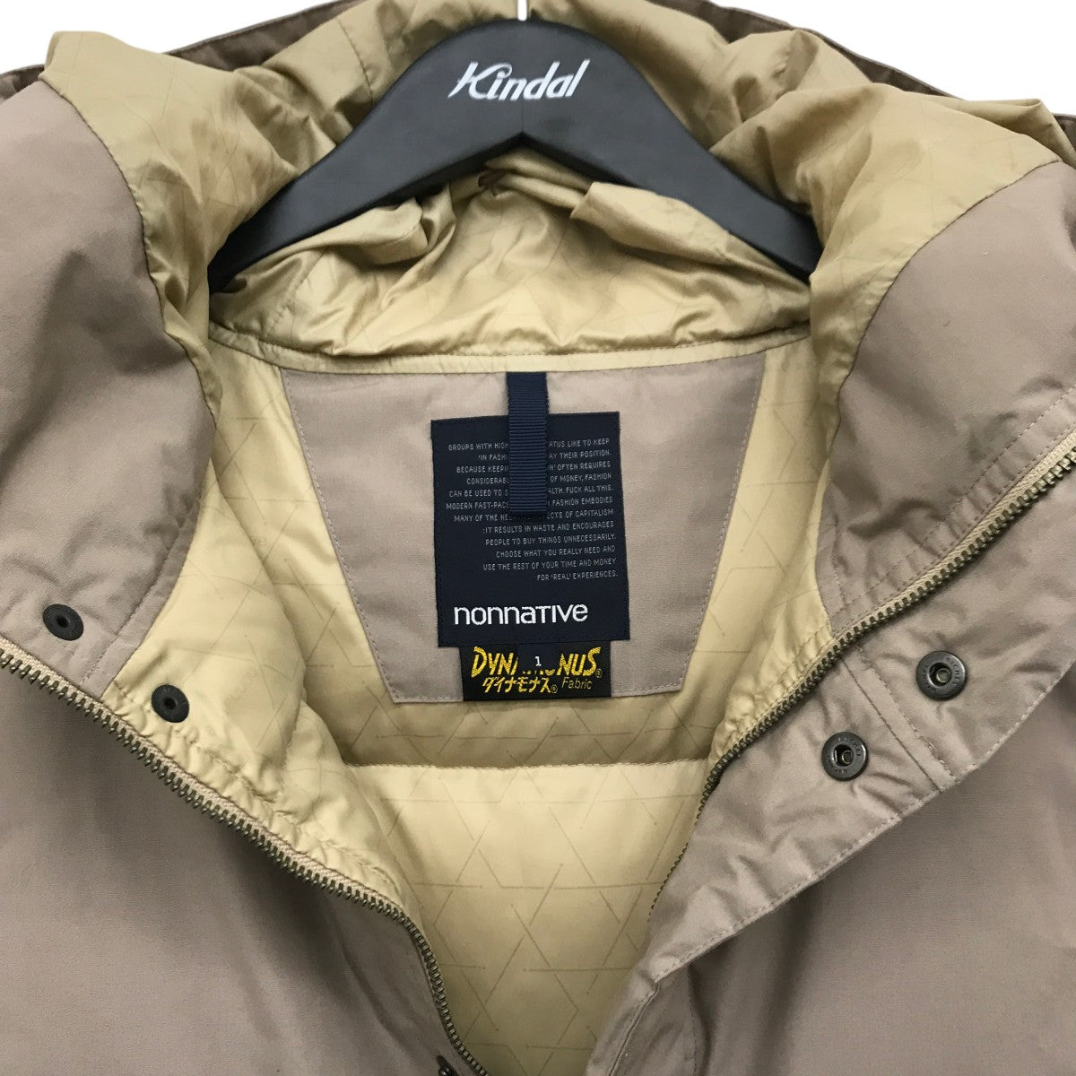 nonnative DYNAMONUS PARKA DOWN VESTダウンベスト03-3464-8545 古着・中古-8枚目のアイテム画像